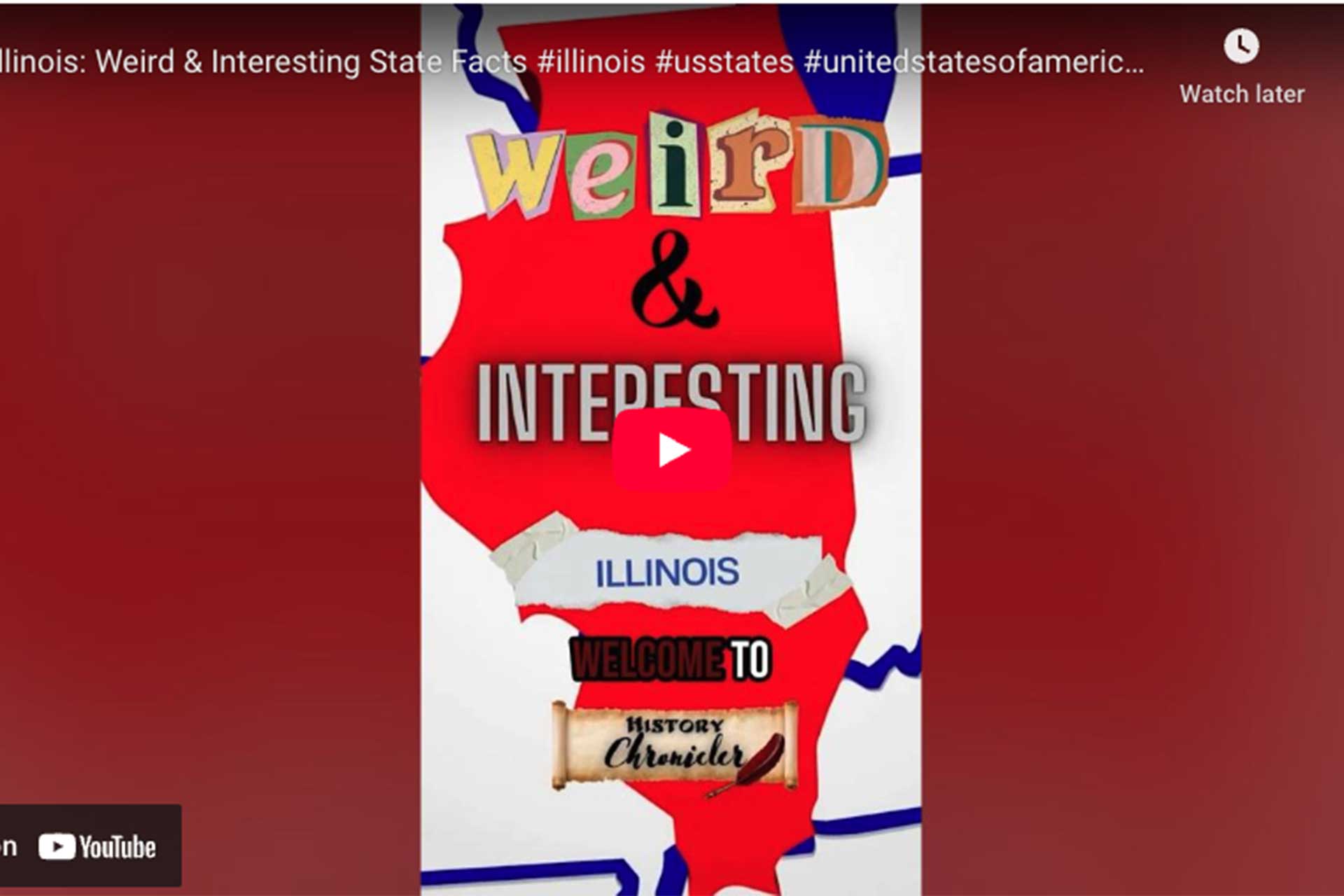 [VIDEO] Illinois: Weird & Interesting State Facts
